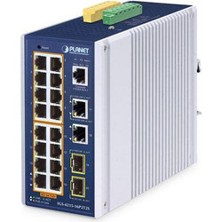 Planet IGS-4215-16P2T Managed L2 Switch με 16 Θύρες Ethernet 1000Mbps και 2 SFP θύρες