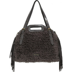 Bag to Bag Γυναικεία Τσάντα Χειρός Υφασμάτινη Ανθρακί BLY1109