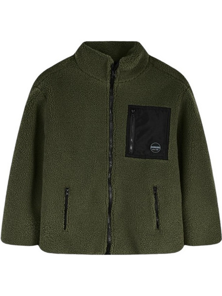 Energiers Παιδική Ζακέτα Fleece με Φερμουάρ Χακί 12-126106-1