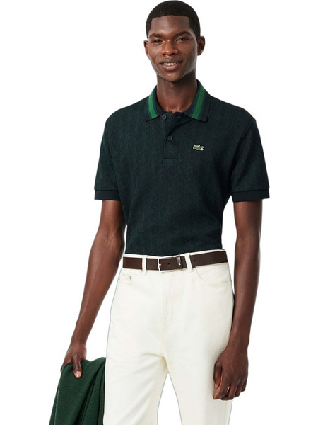 Lacoste Ανδρική Μπλούζα Polo Κοντομάνικη Navy Μπλε DH1417