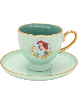 Disney Princess Ariel Φλιτζάνι Τσαγιού Κεραμικό Πράσινο Mint 200ml HM-778