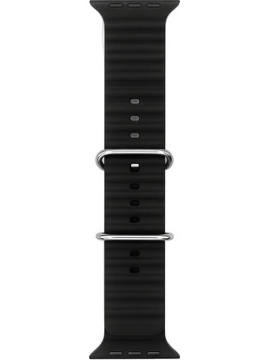 Vivid WB01 Λουράκι Σιλικόνης Black (Apple Watch 42 / 44 / 45 / 49mm)