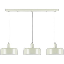 Schuller Alessia Matt Pearl 3L Γραμμικό Κρεμαστό Φωτιστικό Pearl White Γκρι