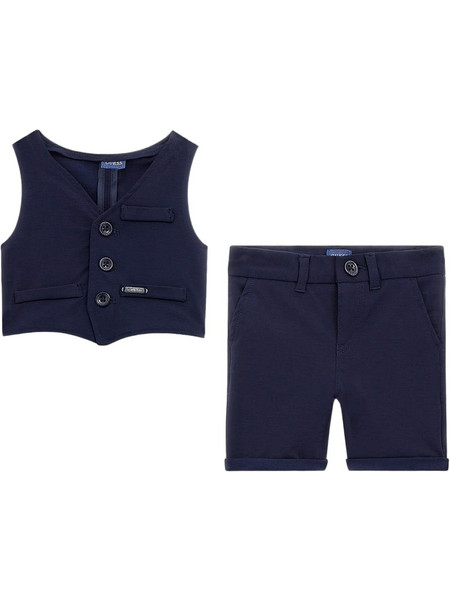 Guess Βρεφικό Σετ για Αγόρι Καλοκαιρινό Navy Μπλε I4RG25KC3G0-G7V2