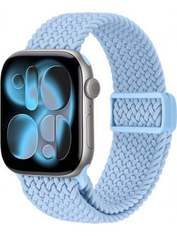 Crong Wave Braided Λουράκι Υφασμάτινο Sky Blue (Apple Watch 38 / 40 / 41mm)