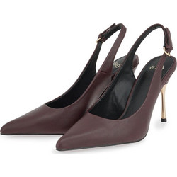 Exe Γόβες Slingback με Τακούνι Στιλέτο Σοκολατί X47001015-1F5