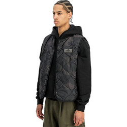 Alpha Αμάνικο Ανδρικό Μπουφάν Puffer Ανθρακί 266107C-125