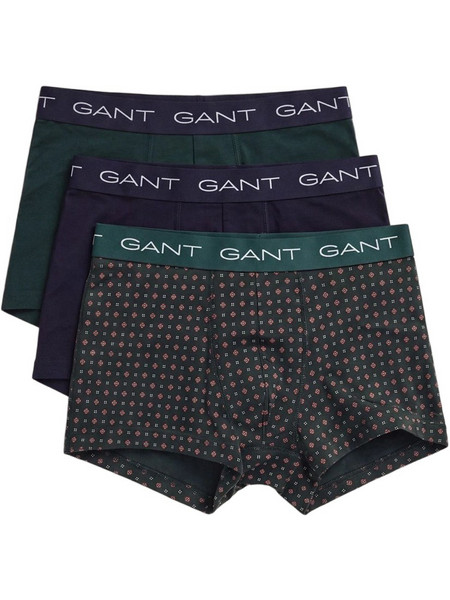 Gant Ανδρικά Μποξεράκια Σετ 3Pack Πράσινα 3GU902633053-374