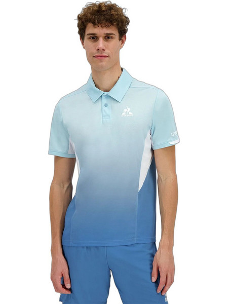 Le Coq Sportif Ανδρική Μπλούζα Polo Κοντομάνικη Μπλε 2510174