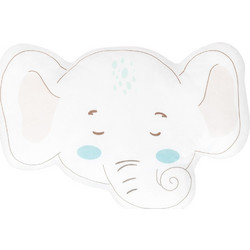 KikkaBoo Elephant Time Παιδικό Διακοσμητικό Μαξιλάρι Άσπρο 45x30cm