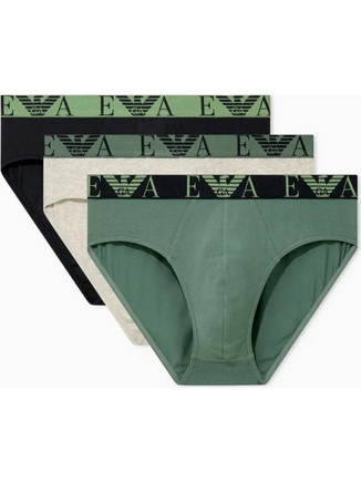Emporio Armani Ανδρικά Σλιπ Βαμβακερά 3Pack EM000258AF25018