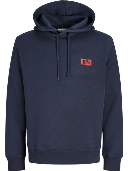 Jack & Jones Ανδρικό Φούτερ με Κουκούλα Navy Μπλε 12298428