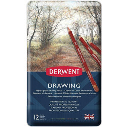 Derwent Drawing Κασετίνα Ξυλομπογιές Σετ 12τμχ