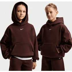 Nike Παιδικό Φούτερ με Κουκούλα Καφέ IZ5352-658