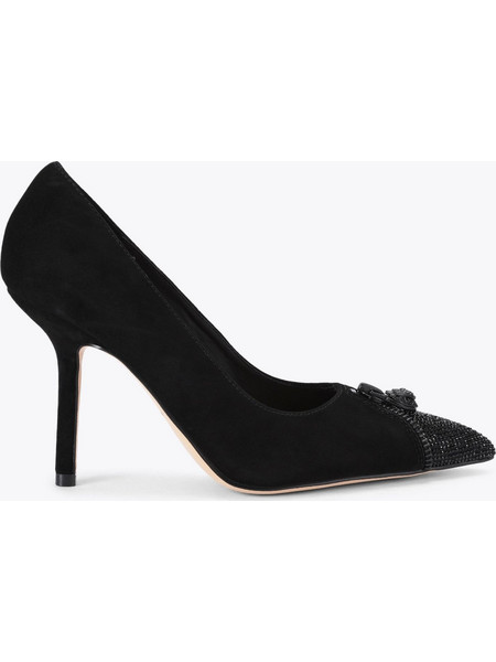 Kurt Geiger Γόβες με Τακούνι Στιλέτο με Στρας Μαύρες 4987300209