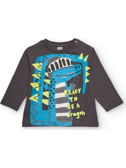 Tuc Tuc Παιδικό T-Shirt Μακρυμάνικο Χακί Γαλάζιο 11399346