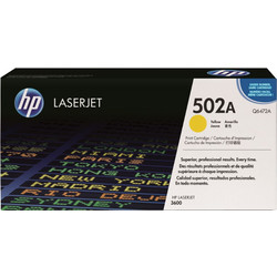 HP 502A Yellow Toner