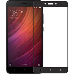 Σκληρυμένο Γυαλί (Tempered Glass) Προστασίας Οθόνης Πλήρης Κάλυψης για Xiaomi Redmi Note 4 (Mediatek) - Μαύρο