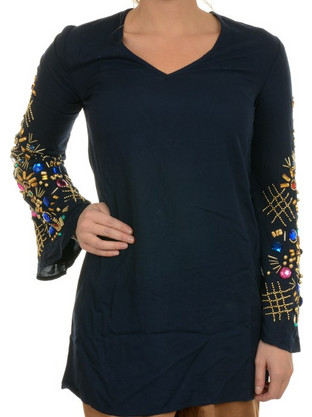 Glamorous Mini Φόρεμα για Γάμο / Βάπτιση Navy Μπλε KA4461