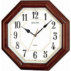 Ρολόι Τοίχου RHYTHM Αθόρυβο Ξύλινο CMG912NR06