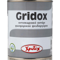 Χρωτέχ Gridox Αντισκωριακό Αστάρι Διαλύτου Γκρι 2.5lt