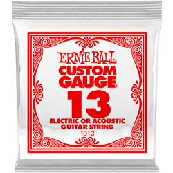 Ernie Ball 1013 Χορδή Ηλεκτρικής / Ακουστικής Κιθάρας Plain Steel 13"