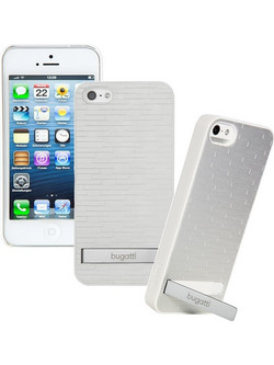 BUGATTI ΘΗΚΗ IPHONE SE/5S FACEPLATE CLIP ON COVER PREMIUM WHITE
