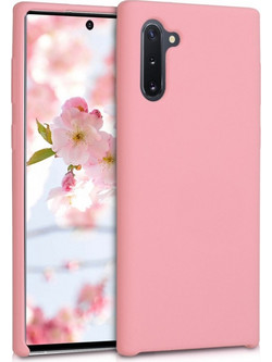 KW Soft Flexible Back Cover Σιλικόνης Light Pink Matte (Galaxy Note 10)