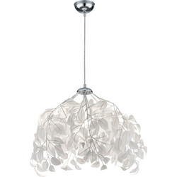 Trio Lighting Κρεμαστό Φωτιστικό Οροφής Καμπάνα Μονόφωτο E27 Λευκό R10461901