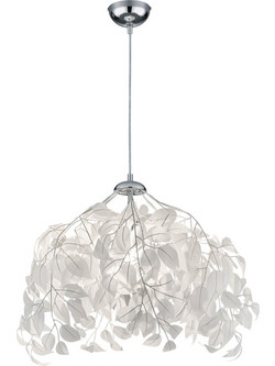 Trio Lighting Κρεμαστό Φωτιστικό Οροφής Καμπάνα Μονόφωτο E27 Λευκό R10461901