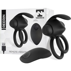 Tardenoche Reerin Silicone Vibrating Ring Ελαστικό Δαχτυλίδι Πέους Σιλικόνης με Δόνηση Μαύρο