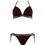 Gsecret Bikini Set Τριγωνάκι με Ενίσχυση Brazil Μπορντό XL1952-6486
