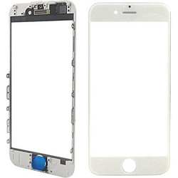 Τζάμι Αφής Με Πλαίσιο Λευκό iPhone 6 Plus - Glass Lens with Front Bezel White i6 Plus