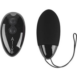 Adrien Lastic Alive Vibrating Egg Magic Δονητής Egg για Ζευγάρια με Τηλεχειριστήριο 8.5cm Μαύρος
