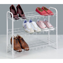 Metaltex Scarpa Παπουτσοθήκη Μεταλλική Λευκή Μ64xΠ26xΥ59cm 365403
