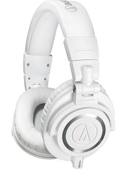 Audio Technica ATH-M50X Ενσύρματα & Ασύρματα Bluetooth Ακουστικά DJ Over Ear Λευκά