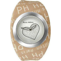 Paris Hilton Cuff Collection Γυναικείο Ρολόι με Καφέ Δερμάτινο Λουράκι 138.4603.60