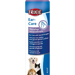 Σταγόνες Trixie Ear Care για Καθαρισμό των Αυτιών, 50 ml Για σκύλους, γάτες και άλλα μικρά ζώα Με ειδικό σταγονόμετρο για εύκολη χρήση