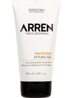 Farcom Arren Maximum Styling Gel Μαλλιών Ανδρικό Πολύ Δυνατό Κράτημα 150ml