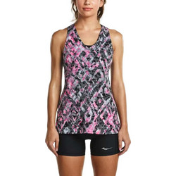 Saucony Daybreak Γυναικείο Αθλητικό T-Shirt Πολύχρωμο SA81706/BKVPP