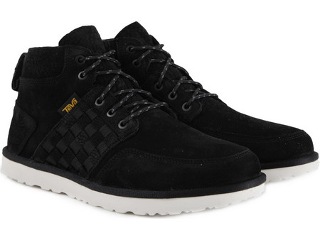 Teva Coromar Ανδρικά Μποτάκια Suede Μαύρα 1012454-BLK