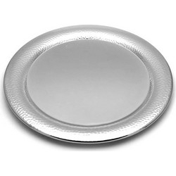 Δίσκος γάμου επάργυρος inox ασημί 35cm AG108