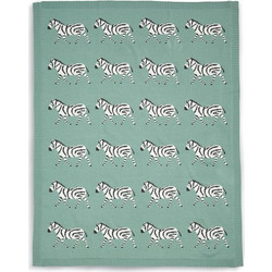 Mamas & Papas Zebra Κουβέρτα Αγκαλιάς Πλεκτή 70x90 Πράσινη