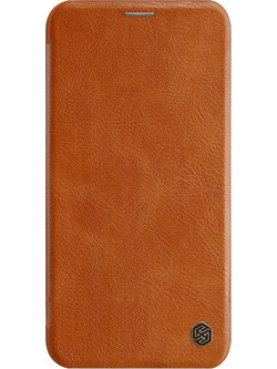 Nillkin Qin Leather Book Cover Brown (iPhone 11 Pro Max)