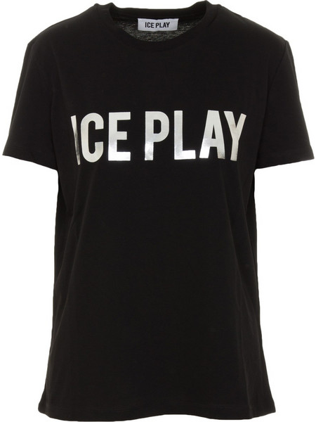 ICE PLAY W T-SHIRT - F026-P400-9000-BLK BLACK