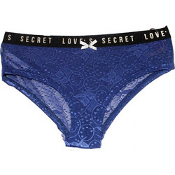 BOXER ΓΥΝΑΙΚΕΙΟ ΜΕ ΔΑΝΤΕΛΑ ΜΠΛΕ 4284MPL