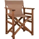 Καρέκλα Σκηνοθέτη Λήμνος Ξύλινη Καφέ HM10368.04