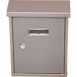 Γραμματοκιβώτιο Μεταλλικό 25.5x6x19.2cm Νίκελ Ματ TX-082