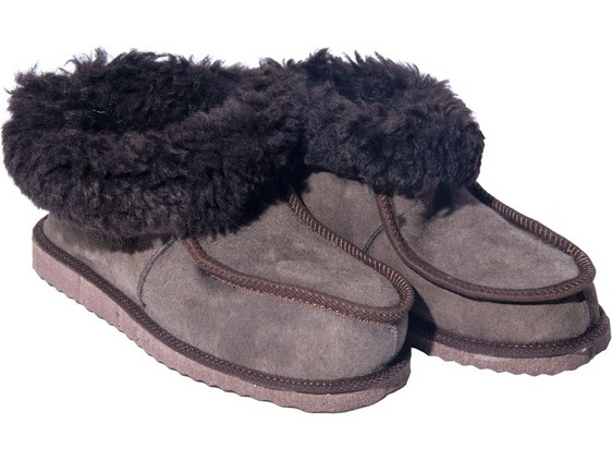Dalis Leather-Δερμάτινες Παντόφλες Καστοριάς Κλειστές, Δέρμα Καστόρι-ΚΑΦΕ ΑΝΟΙΧΤΟ