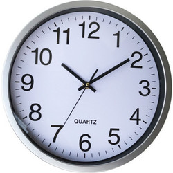 Naxius Clock Wall Silver Oem